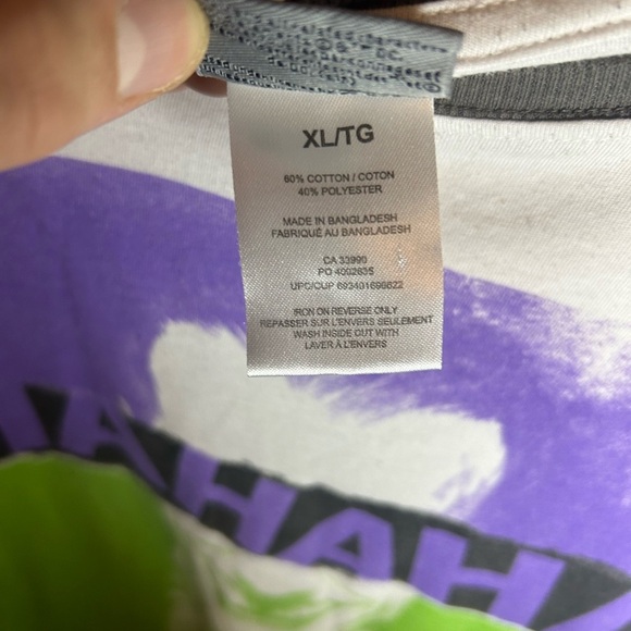 90's rare Batman Official Joker ringer t-shirt - Picture 4 of 8